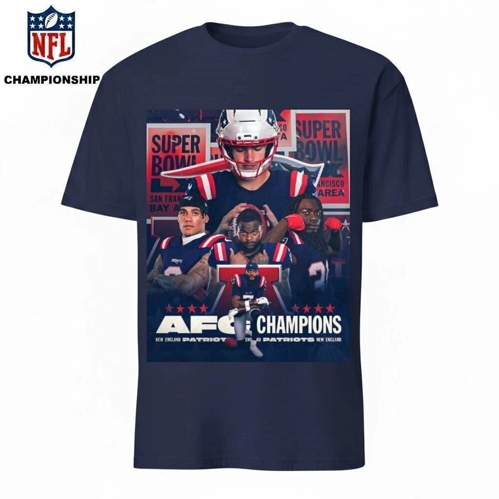 2026 Patriots AFC Championship Shirt 2 .
